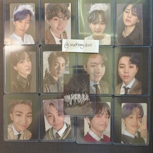 Collection of Official BTS Photocards Map of the Soul: 7